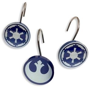 Star Wars shower curtain hooks